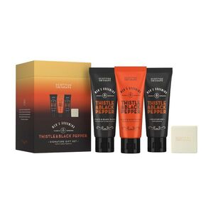 Scottish Fine Soaps Thistle & Black Pepper Sada péče o tělo 4 ks obraz