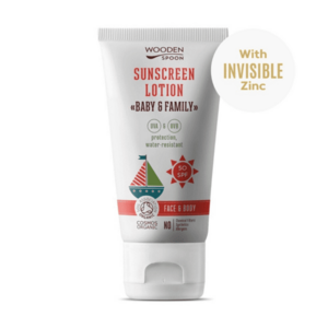 WOODENSPOON Opalovací tělové mléko Baby & Family SPF 50 100 ml obraz