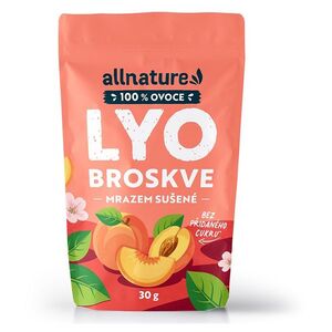 ALLNATURE Broskev sušená mrazem 30 g obraz