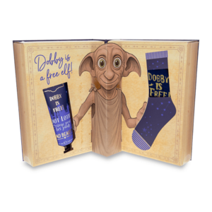 MAD BEAUTY Set na nohy HP Dobby 1 x 150 ml a pár ponožek unisex Máta obraz