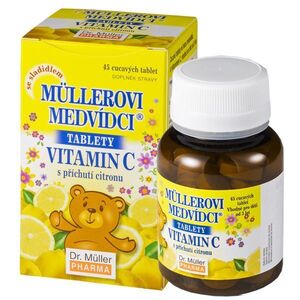 Dr. Müller Müllerovi medvídci s vitaminem C citron 45 tablet obraz