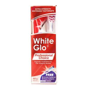 White Glo Professional Choice bělicí zubní pasta 150 g + kartáček obraz