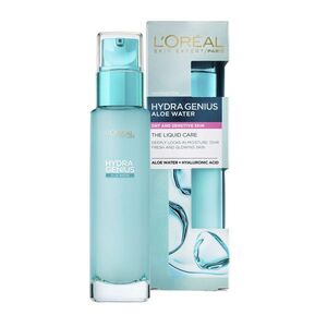 Loréal Paris Hydra Genius Water hydratační péče pro suchou až citlivou pleť 70 ml obraz