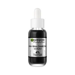 Garnier Pure Active AHA + BHA Charcoal sérum proti nedokonalostem 30 ml obraz