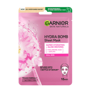Garnier Skin Naturals Oživující textilní maska s výtažkem ze sakury 28 g obraz