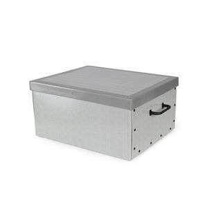 Compactor Boston 50 x 40 x 25 cm skládací úložná krabice šedá obraz