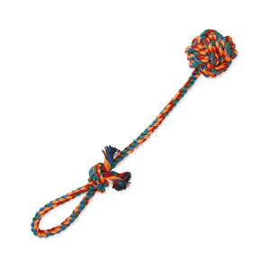 Dog Fantasy Hračka přetahovadlo házecí barevné 45 cm obraz