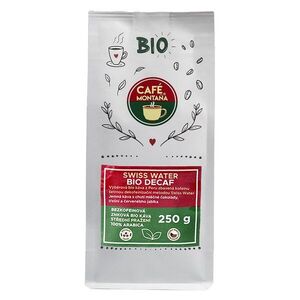 Café Montana Swiss Water Bio Decaf bezkofeinová zrnková káva 250 g obraz