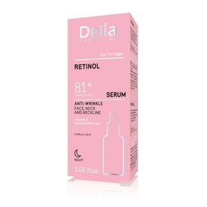 Delia Retinol Sérum proti vráskám na obličej, krk a dekolt 30 ml obraz