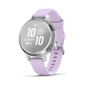 Garmin Lily 2 Active Silicone Band chytré hodinky Silver/Purple Jasmine obraz