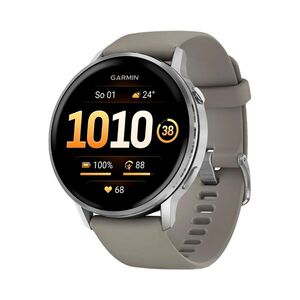 Garmin Venu 4 45 mm chytré hodinky Silver/SilverGray Silicone obraz