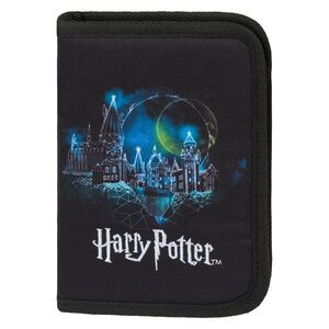 Baagl Školní penál jednopatrový Harry Potter Bradavice Lumos obraz