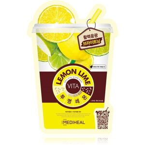 MEDIHEAL Vita Mask Lemon Lime rozjasňující plátýnková maska 20 ml obraz