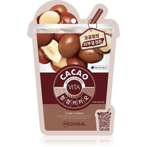 MEDIHEAL Vita Mask Cacao plátýnková maska pro stažení pórů a matný vzhled pleti 20 ml obraz