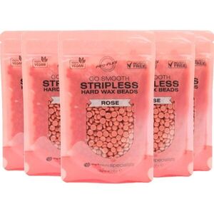 RIO Hard Wax Beads Rose voskové pecičky pro depilaci 5x100 g obraz