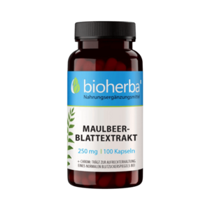 Extrakt z listů moruše 250 mg – 100 kapslí – Bioherba obraz