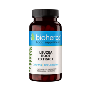 Leuzea (maralí kořen) 240 mg – 100 kapslí – Bioherba obraz
