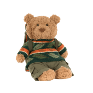 Jellycat plyšový medvěd Bartholomew v outdoor oblečku - doprava zdarma obraz