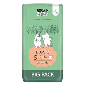 MOOMIN BABY 5 Eko pleny maxi 10-16 kg 60 ks obraz