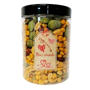 Alika Mix s wasabi solený 450 g dóza obraz