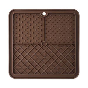 Epic PET Podložka lízací Lick&Snack čtverec hnědý 20x20 cm obraz