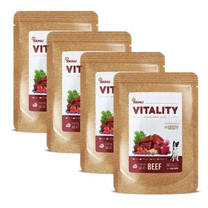 Akinu VITALITY na cesty hovězí pro psy 4 x 150 g obraz