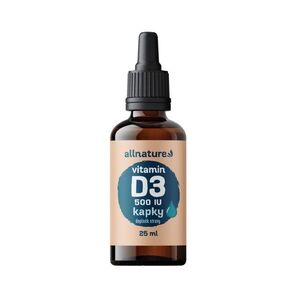 Allnature Vitamin D3 500 IU 25 ml obraz
