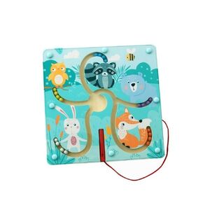 Adam Toys Magnetický labyrint Lesní zvířátka, mátový obraz