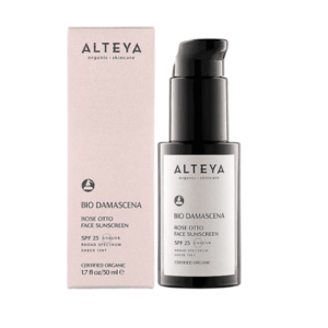 Alteya Organics Pleťové sérum proti slunci Bio Damascena SPF25 50 ml obraz