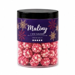Alika Maliny v bílé čokoládě dóza 120 g obraz