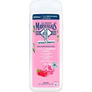 Le Petit Marseillais Bio Malina & Pivoňka krémový sprchový gel 400 ml obraz