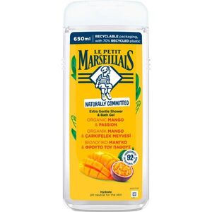 Le Petit Marseillais Bio Mango & Marakuja jemný sprchový gel 650 ml obraz