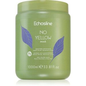 Echosline No Yellow Mask maska na vlasy neutralizující žluté tóny 1000 ml obraz