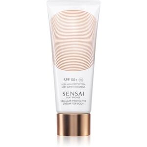 Sensai Silky Bronze Cellular Protective Cream for body opalovací krém proti stárnutí pokožky SPF 50+ 150 ml obraz