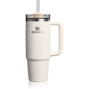 Stanley Quencher H2.O Fluted Tumbler nerezový tumbler s brčkem velký cream gloss 1 ks obraz