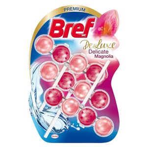BREF DeLuxe Tuhý WC blok Magnolia 3 x 50 g obraz