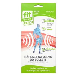 FIT THERAPY náplast na záda 3 kusy obraz