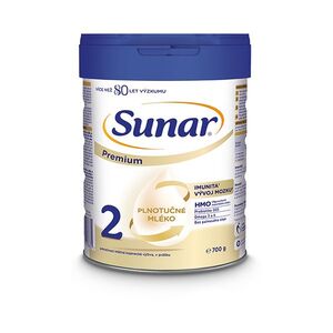SUNAR Premium 2 pokračovací kojenecké mléko 700 g obraz