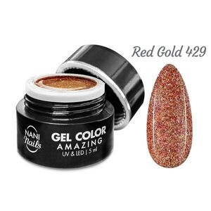 NANI UV gel Amazing Line 5 ml - Red Gold obraz