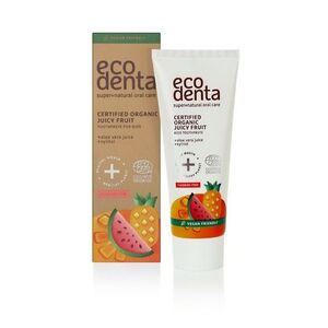 ECODENTA Certifikovaná dětská pasta s příchutí šťavnatého ovoce 75 ml obraz