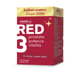 Cemio RED3 90+10 kapslí NAVÍC obraz