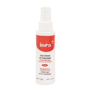 Inéa Bio hydratační lubrikační a masážní gel malinový s aloe vera - 100 ml obraz
