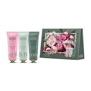 Grace Cole Dárková sada krémů na ruce Růže & Pivoňka 3x50 ml obraz