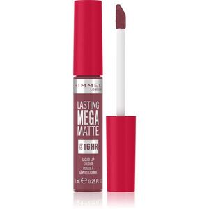 Rimmel Lasting Mega Matte lehká tekutá matná rtěnka 16h odstín Ravishing Rose 7, 4 ml obraz