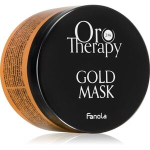 Fanola Oro Therapy Gold Mask hydratační maska pro suché a nepoddajné vlasy 300 ml obraz