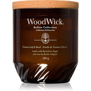 Woodwick Tomato Leaf & Basil vonná svíčka 184 g obraz