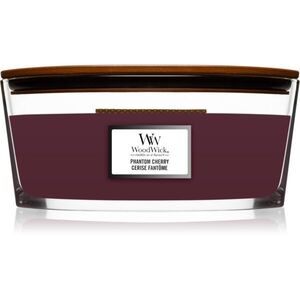 Woodwick Phantom Cherry vonná svíčka s dřevěným knotem (hearthwick) 453 g obraz