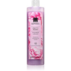 Avon Senses Pretty Peony & Magnolia jemný sprchový krém 500 ml obraz