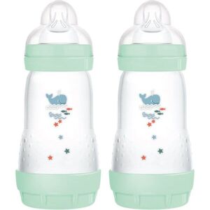 MAM Perfect Star Anti-colic Bottle antikoliková láhev 2m+ Mint 2x260 ml obraz
