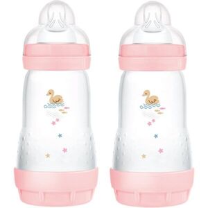 MAM Perfect Star Anti-colic Bottle antikoliková láhev 2m+ Pink 2x260 ml obraz